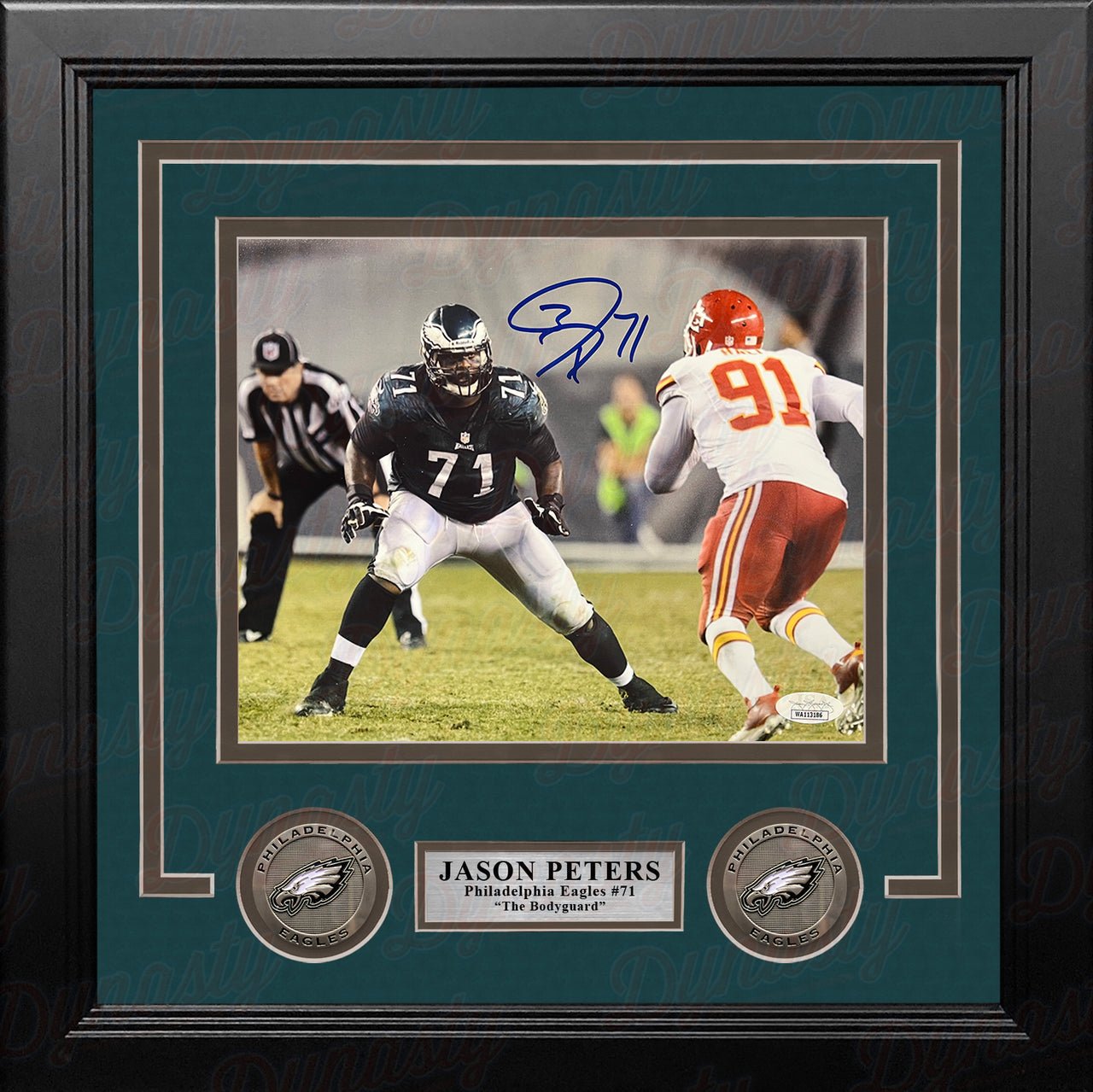 LeSean McCoy Snow Bowl Philadelphia Eagles Framed Football