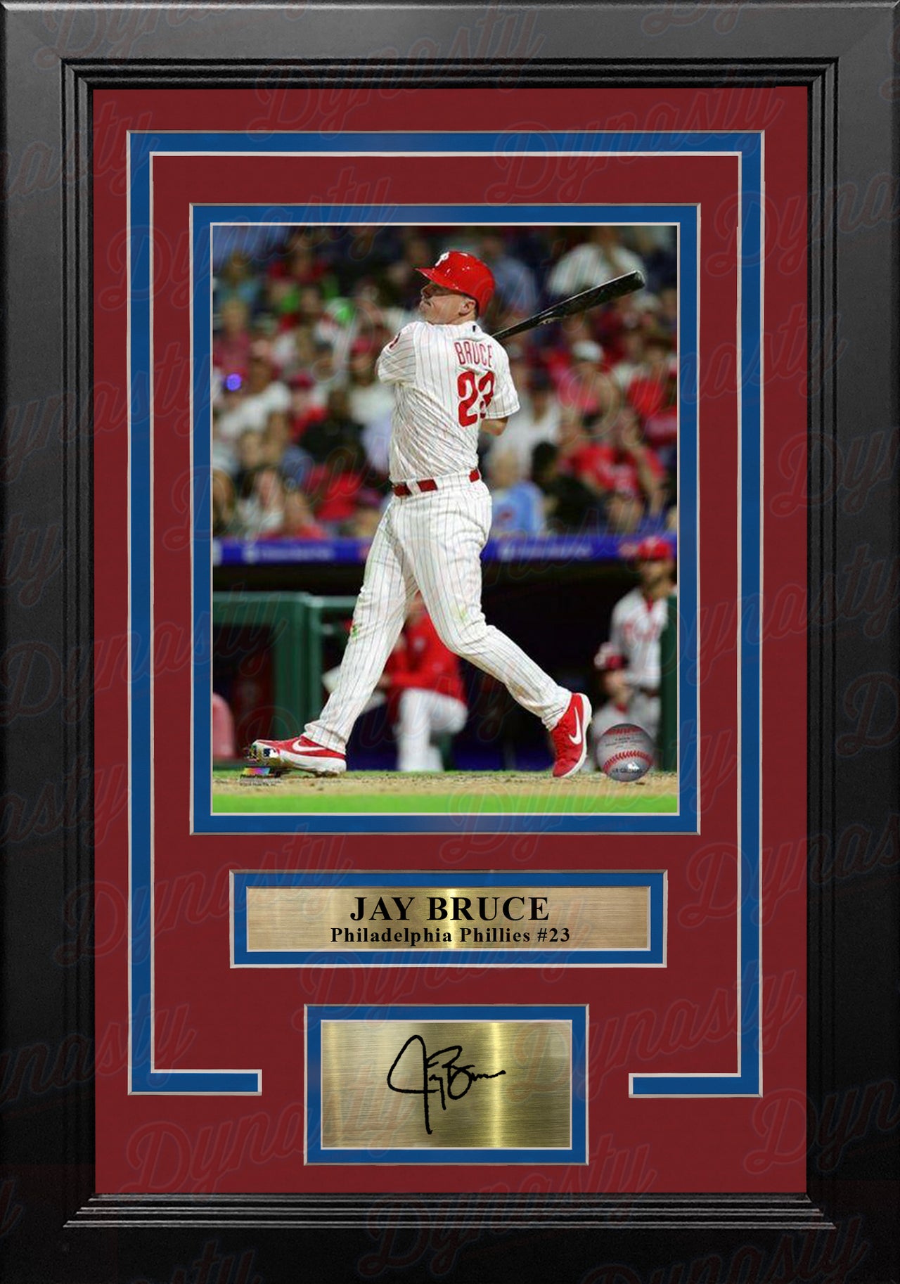 Philadelphia Phillies Jay Bruce Autographed 16 x 20