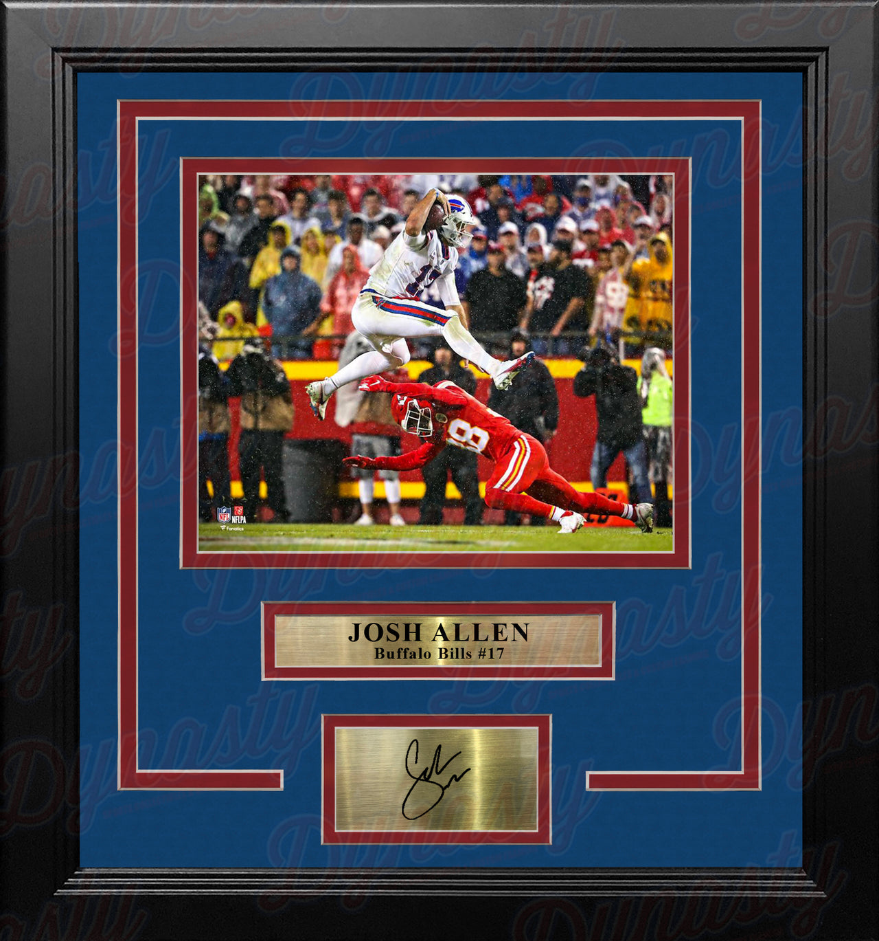 Josh Allen, Stefon Diggs & Tre'Davious White Buffalo Bills Fanatics  Authentic Facsimile Signature Framed 15 x 17 Franchise Foundations  Collage with a Piece of Game-Used Football - Version 2 - Limited Edition