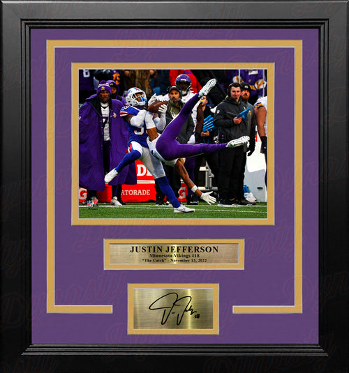 Adam Thielen Touchdown Catch Minnesota Vikings 8 x 10 Framed Football  Photo - Dynasty Sports & Framing