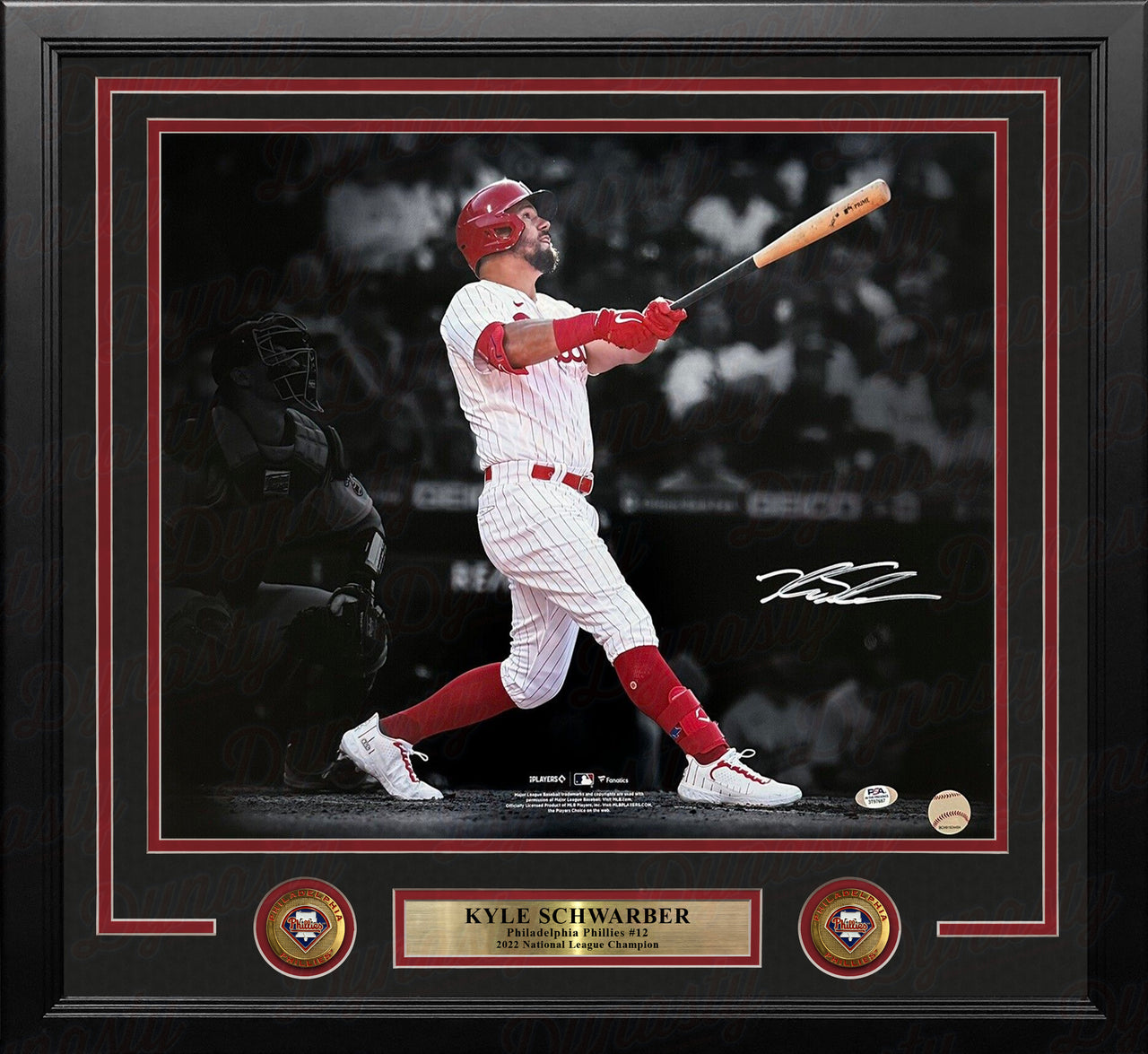 Trea Turner World Baseball Classic Philadelphia Phillies Autographed 8 x  10 Framed Baseball Photo