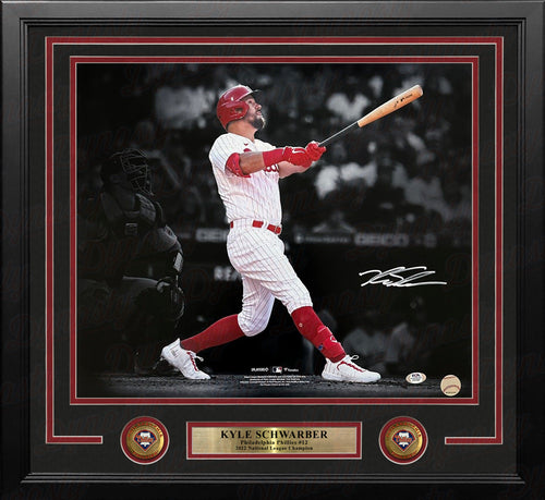 Kyle Schwarber Philadelphia Phillies Autographed 11 x 14 Framed Blackout  Baseball Photo - JSA Authenticated at 's Sports Collectibles Store