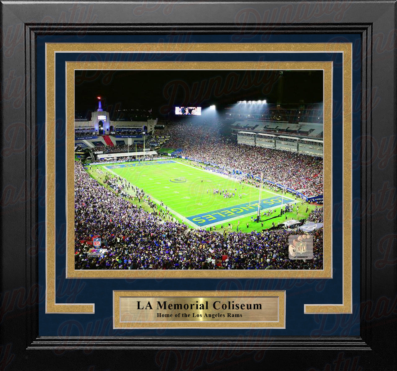 Los Angeles Rams NFL Super Bowl LVI Framed Commemorative Wall Decor With  Color Images, A Game Day-Inspired Ticket & Scores