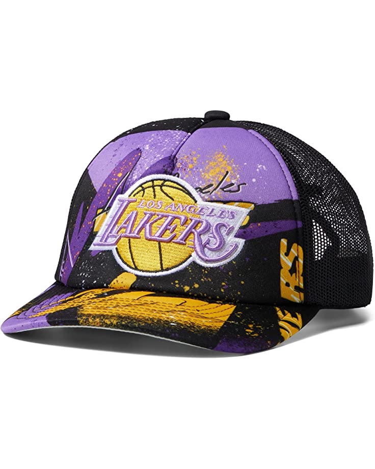 Mitchell & Ness Purple Los Angeles Lakers Snapback Hat