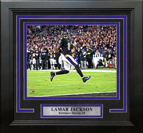 footballcollectible Lamar Jackson Autographed Baltimore Ravens Jersey