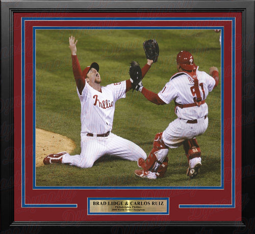 Philadelphia Phillies 2008 World Series Parade on Broad Street MLB Baseball  Framed and Matted Photo