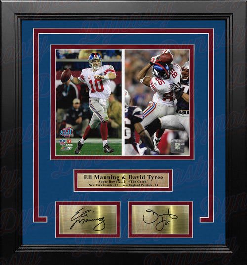 David Tyree Super Bowl XLII Helmet Catch New York Giants 8x10 Framed Photo  with Engraved Autograph - Dynasty Sports & Framing