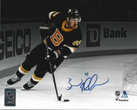 Zdeno Chara, Brad Marchand, Patrice Bergeron Boston Bruins Autographed  11x14 Framed Blackout Photo