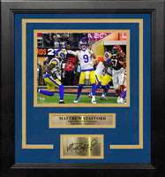 Tom Brady & Rob Gronkowski Super Bowl LV Champions Tampa Bay Buccaneers  8x10 Framed Football Photo - Dynasty Sports & Framing