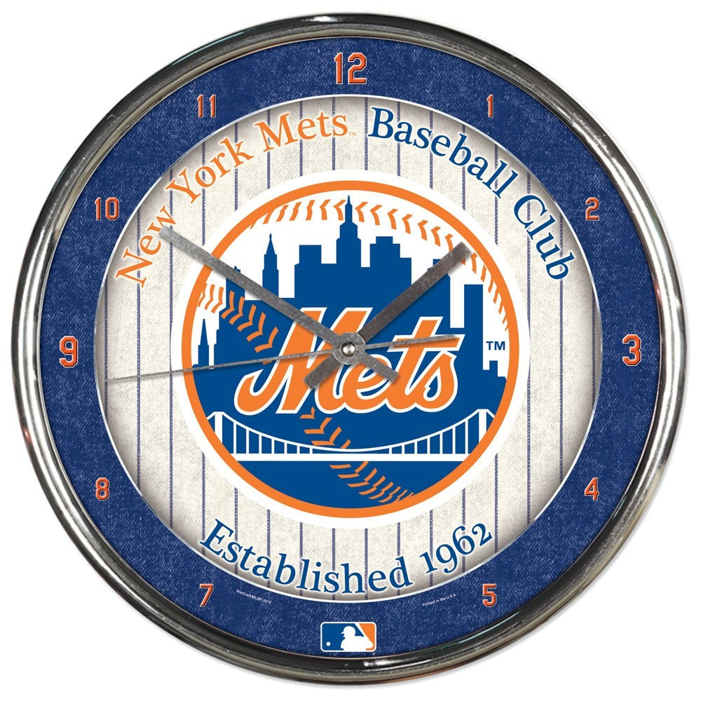 New York Mets Chrome Steel - Baseball & Sports Background