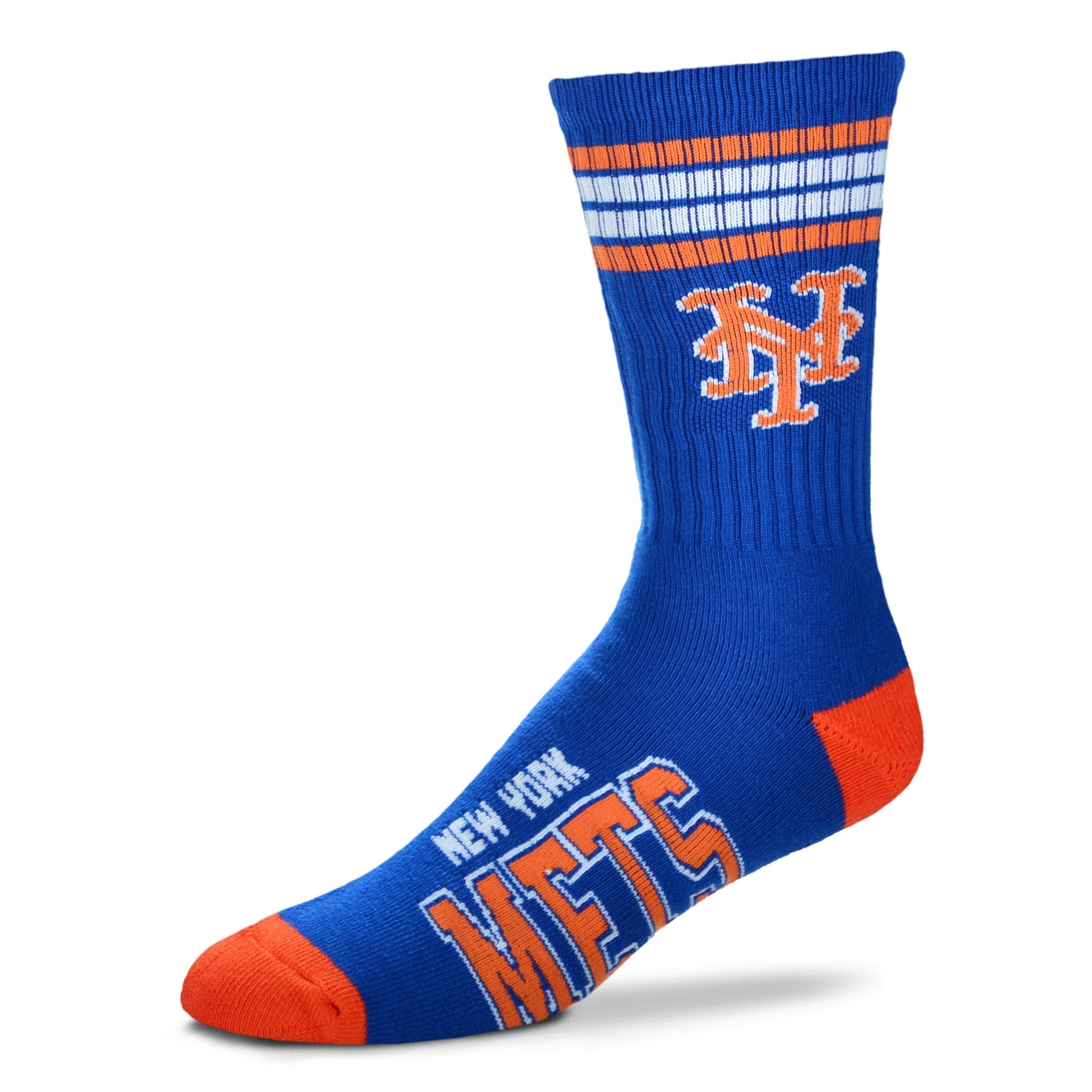 New York Mets Men's 4 Stripe Deuce Socks | Dynasty Sports & Framing