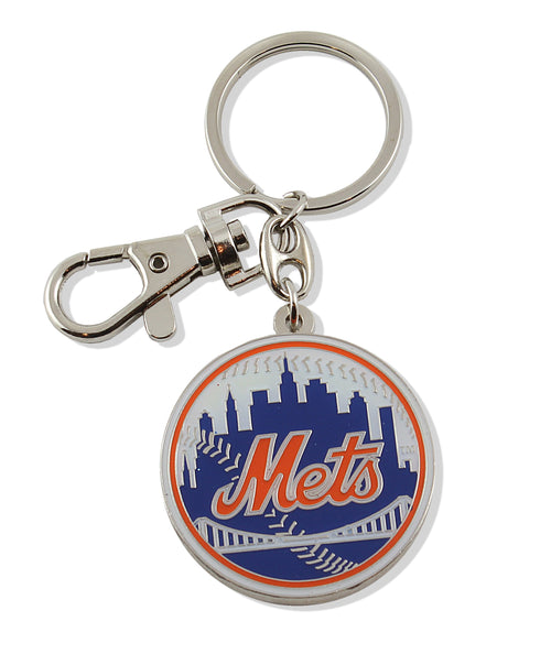 New York Mets Inspired Keychain NY Mets Key Chain Mets Key 