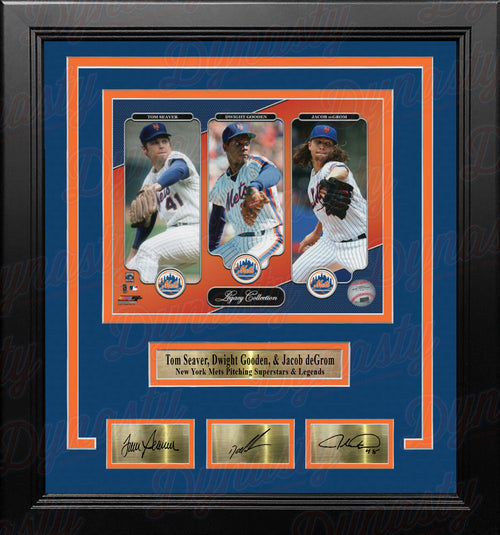 Gary Carter & Dwight Gooden New York Mets 8 x 10 Framed