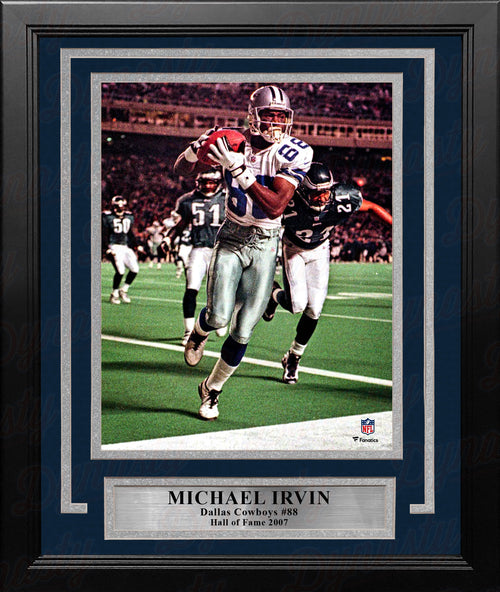 Michael Irvin v. The Eagles Dallas Cowboys 8 x 10 Framed Football Photo