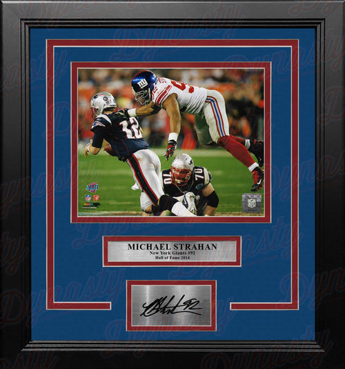 Michael Strahan Autographed/Signed New York Giants 8x10 Photo BAS 25946 PF