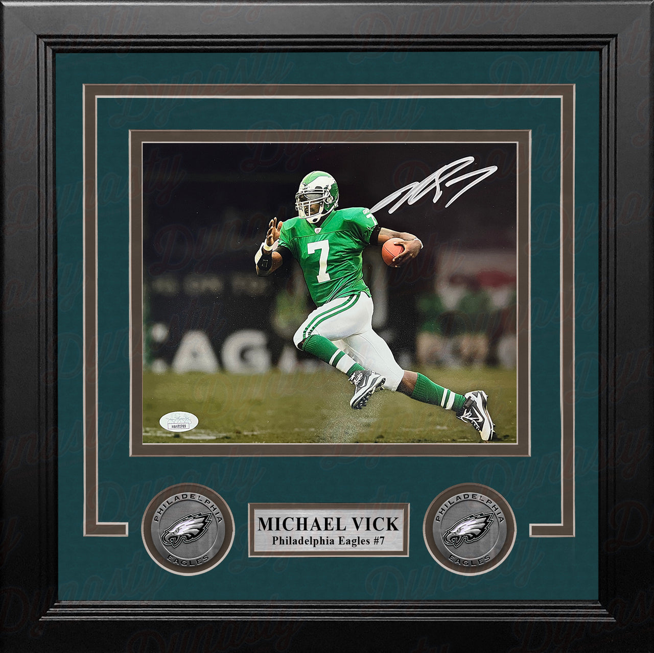 Michael Vick Signed Atlanta Falcons Framed 8x10 NFL Photo