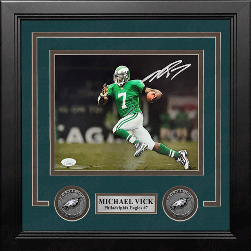 Michael Vick Autographed Signed Philadelphia Eagles 8X10 Photo Custom  Framing - JSA Hologram