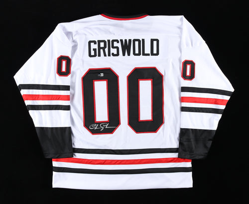 Christmas Vacation Clark Griswold Large White Hockey Jersey