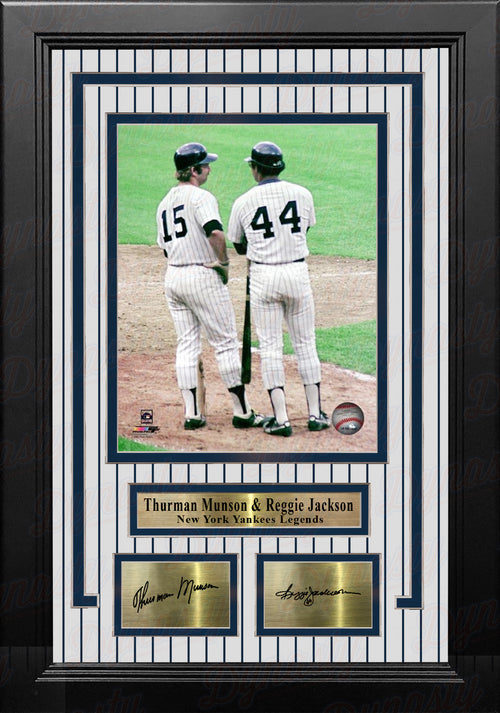 Aaron Judge & Giancarlo Stanton New York Yankees Collage 8x10 Framed Photo  with Engraved Autographs - Dynasty Sports & Framing