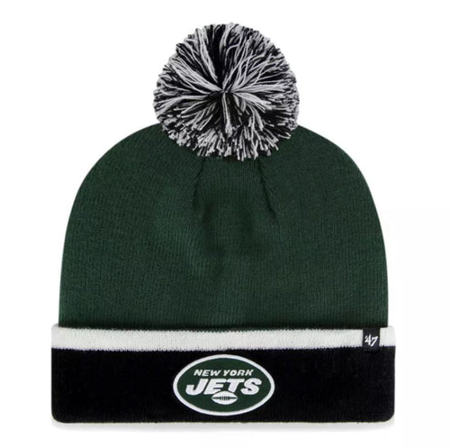 New York Jets '47 Brand Men's Baraka Green Cuffed Pom Knit Hat - Dynasty  Sports & Framing