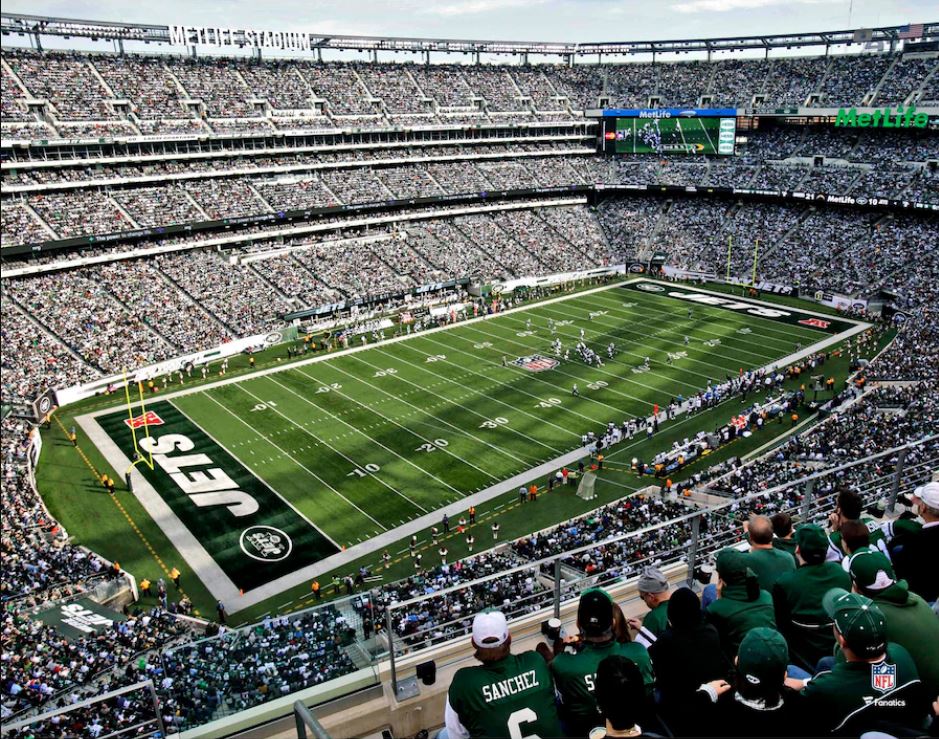 New York Giants Metlife Stadium 50 Yard Line Panoramic Picture