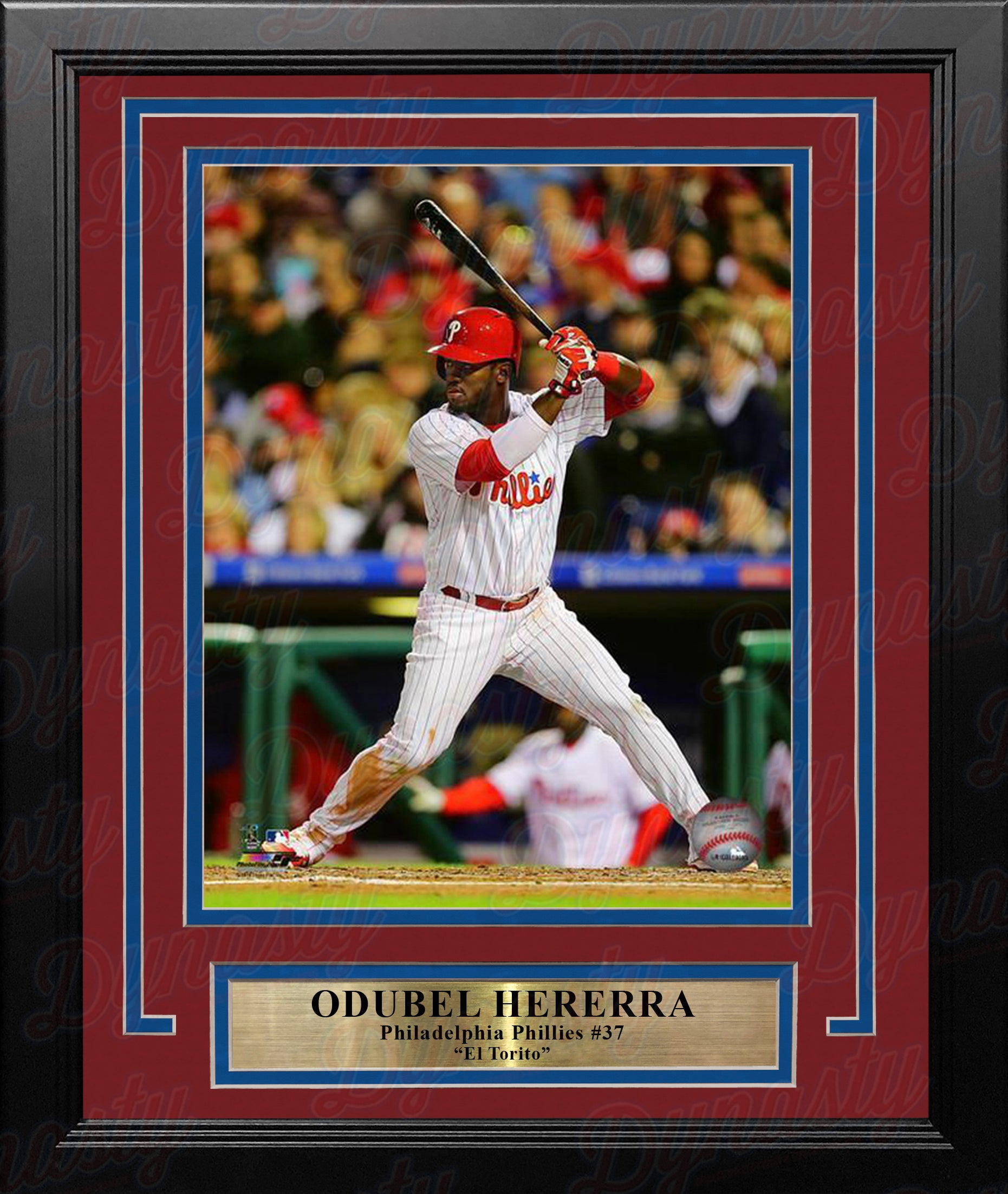 Odubel Herrera Philadelphia Phillies Jump Catch MLB Baseball Framed Photo  with Engraved Autograph - Dynasty Sports & Framing