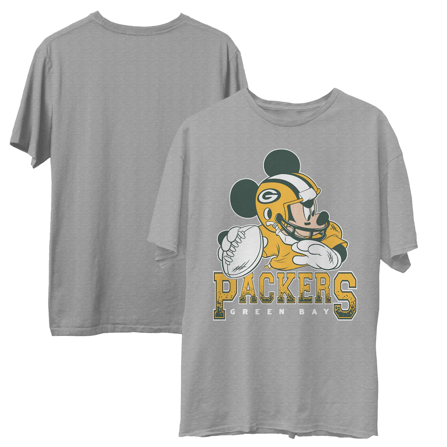 Green Bay Packers Mickey at Quarterback Disney Vintage Football