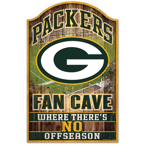 Green Bay Packers Established 1919 Fan Cave Bar Home Decor Sign 11x17