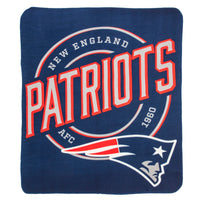 Lids New England Patriots 60'' x 70'' Hometown Logo Fleece Blanket