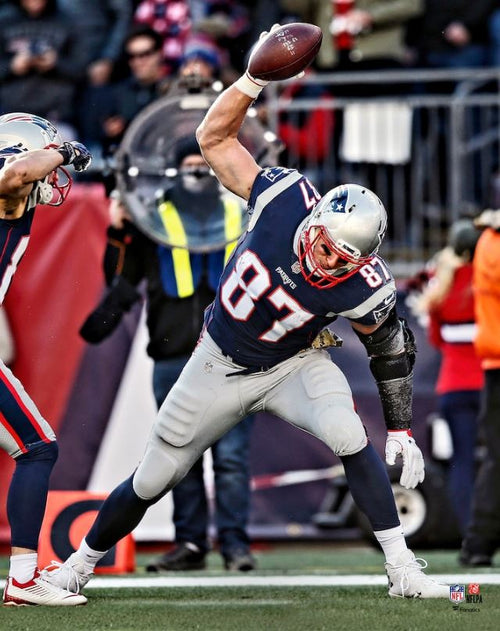 Tom Brady & Rob Gronkowski New England Patriots 8 x 10 Football Photo