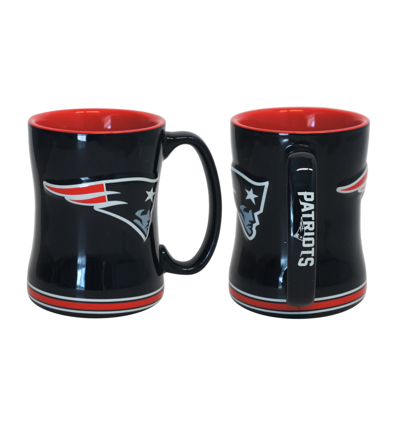 New England Patriots 14oz. Ceramic Mug with Matching Box
