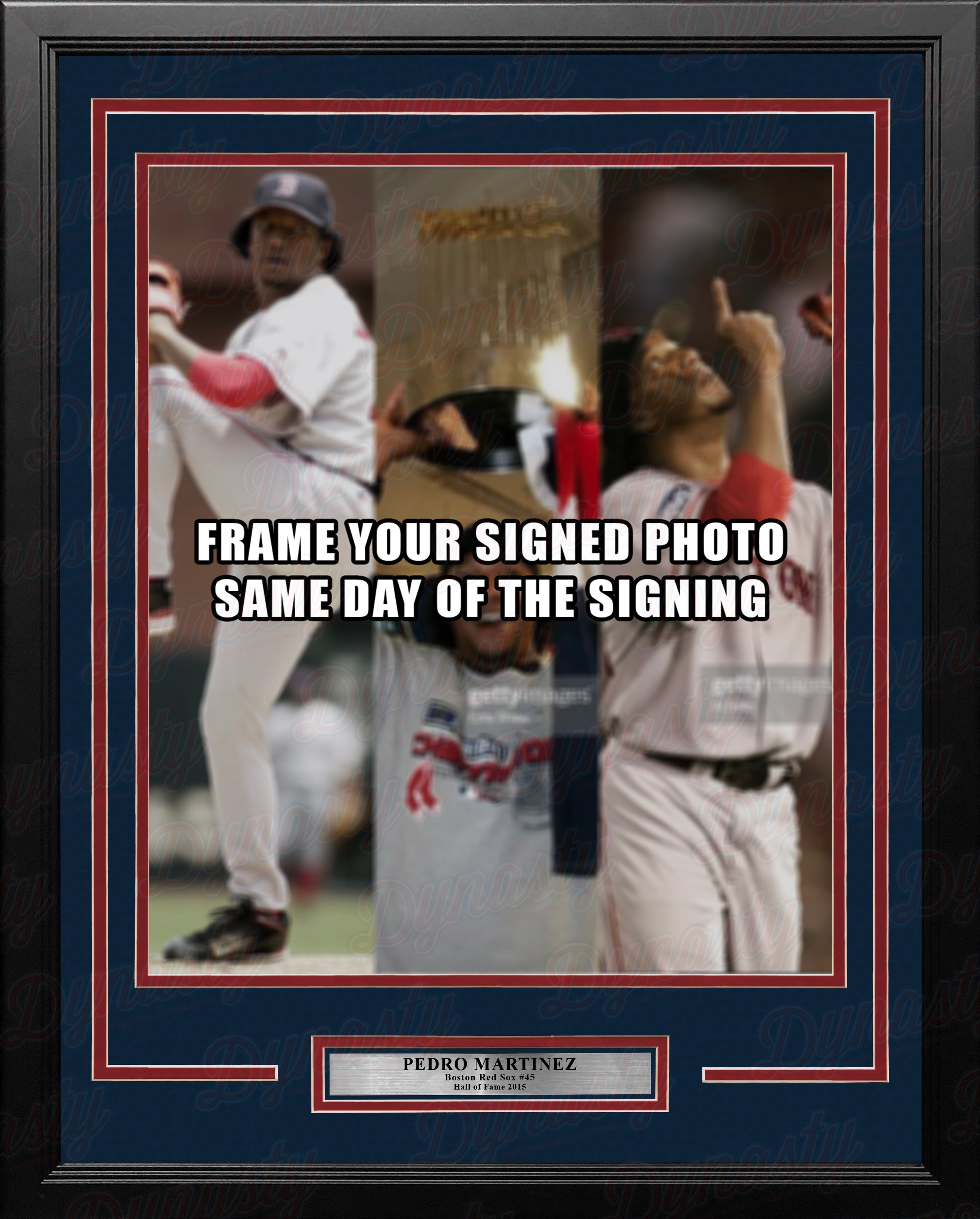 Pedro Martinez Sky Point 2004 World Series Boston Red Sox Photo - Dynasty  Sports & Framing