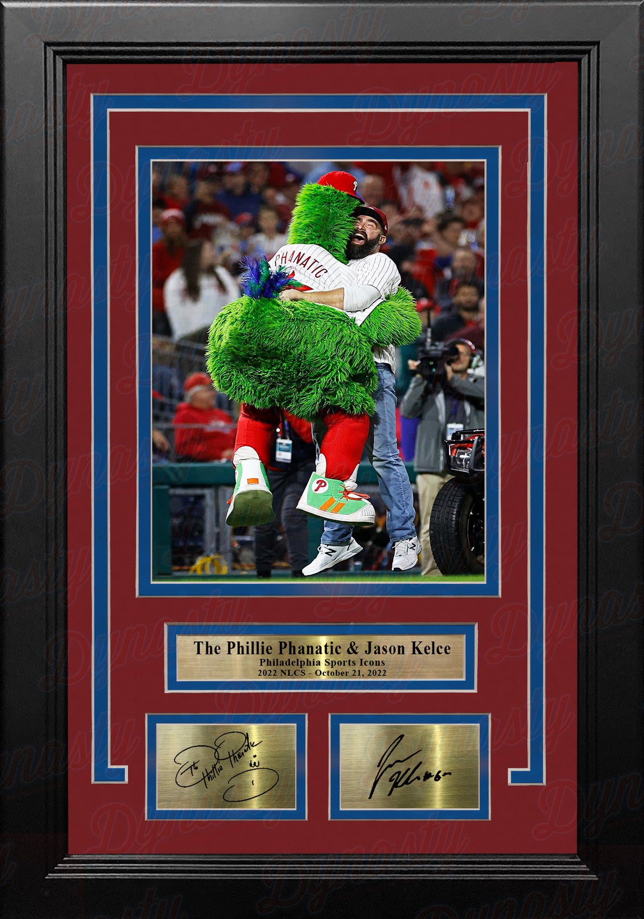 Jimmy Rollins 2008 World Series Trophy Autographed Philadelphia Phillies  11x14 Framed Photo - JSA Authenticated