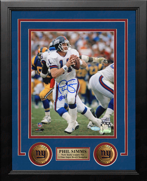 Phil Simms football card (New York Giants Super Bowl Champion