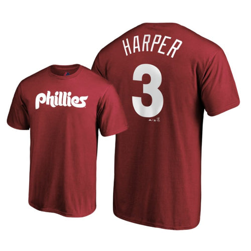 Men's Philadelphia Phillies Bryce Harper Majestic Maroon 1979 Saturday  Night Special Cool Base Cooperstown Player Jersey