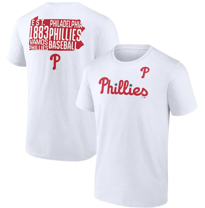Philadelphia Phillies Cooperstown Collection Throwback Powder Blue T-Shirt  - Dynasty Sports & Framing