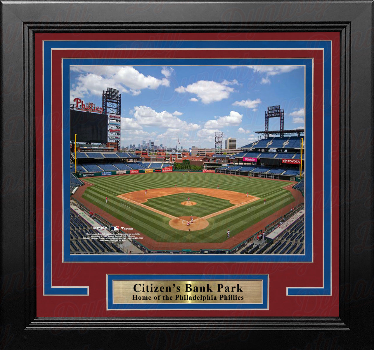 Philadelphia Phillies 2008 World Series Parade on Broad Street MLB Baseball  Framed and Matted Photo