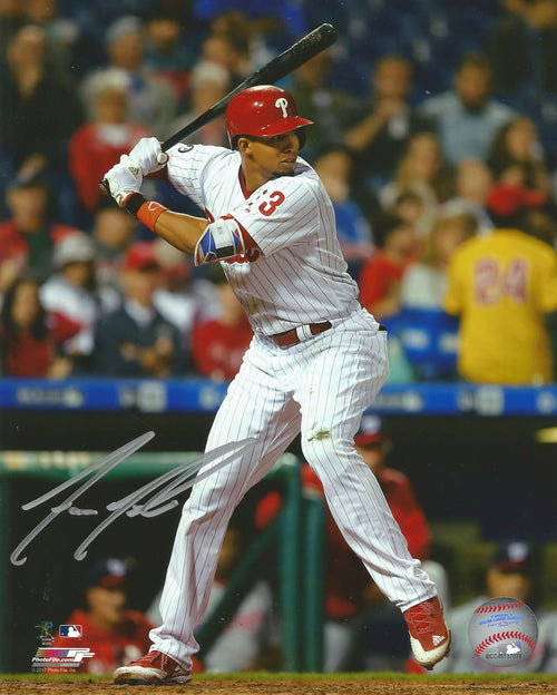 Scott Kingery Studio Pose Autographed Philadelphia Phillies