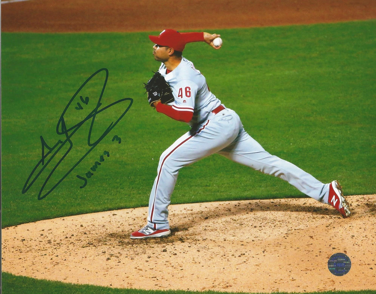 Philadelphia Phillies Scott Kingery Autographed 16 x 20 - Carls