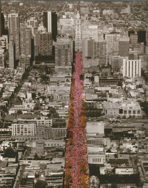 Photos of a Phillies Parade – A Sea of People All in Red