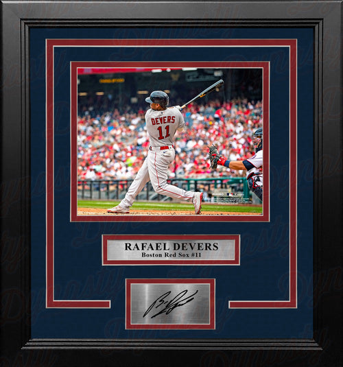 Boston Red Sox Player Action Frame Photo