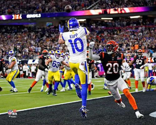 Cooper Kupp Los Angeles Rams Unsigned Super Bowl LVI Game-Winning Touchdown  Catch Photograph