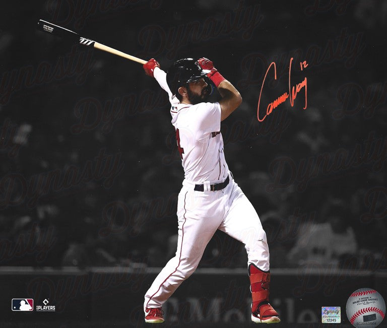 Connor Wong 1st Home Run Boston Red Sox Autographed 16 x 20