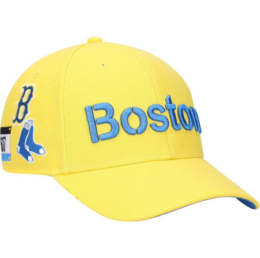 Boston Red Sox '47 City Connect MVP Adjustable Hat - Gold - Dynasty Sports  & Framing