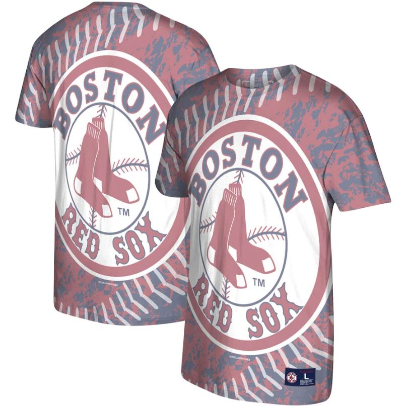 David Ortiz Boston Red Sox Mitchell & Ness Red Pelotero Hispanic Heritage T- Shirt - Dynasty Sports & Framing