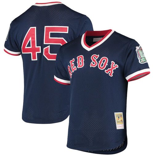 David Ortiz Boston Red Sox Mitchell & Ness Red 2004 Batting Practice Jersey