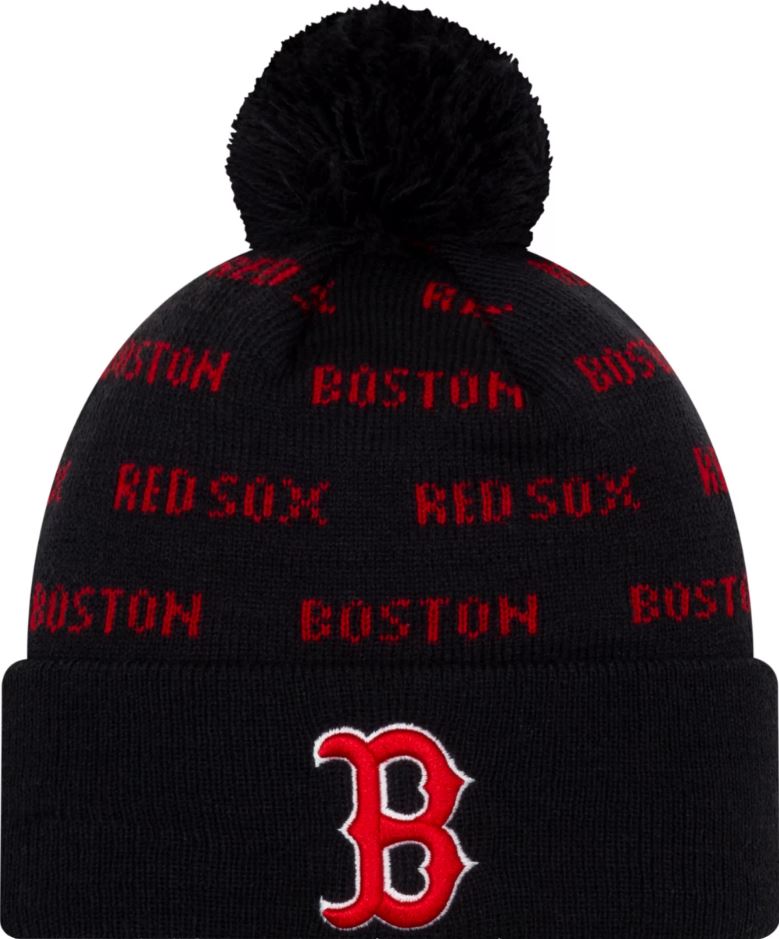 NHL Boston Bruins Cuffed Peak Knit Toque with Pom Pom Canada