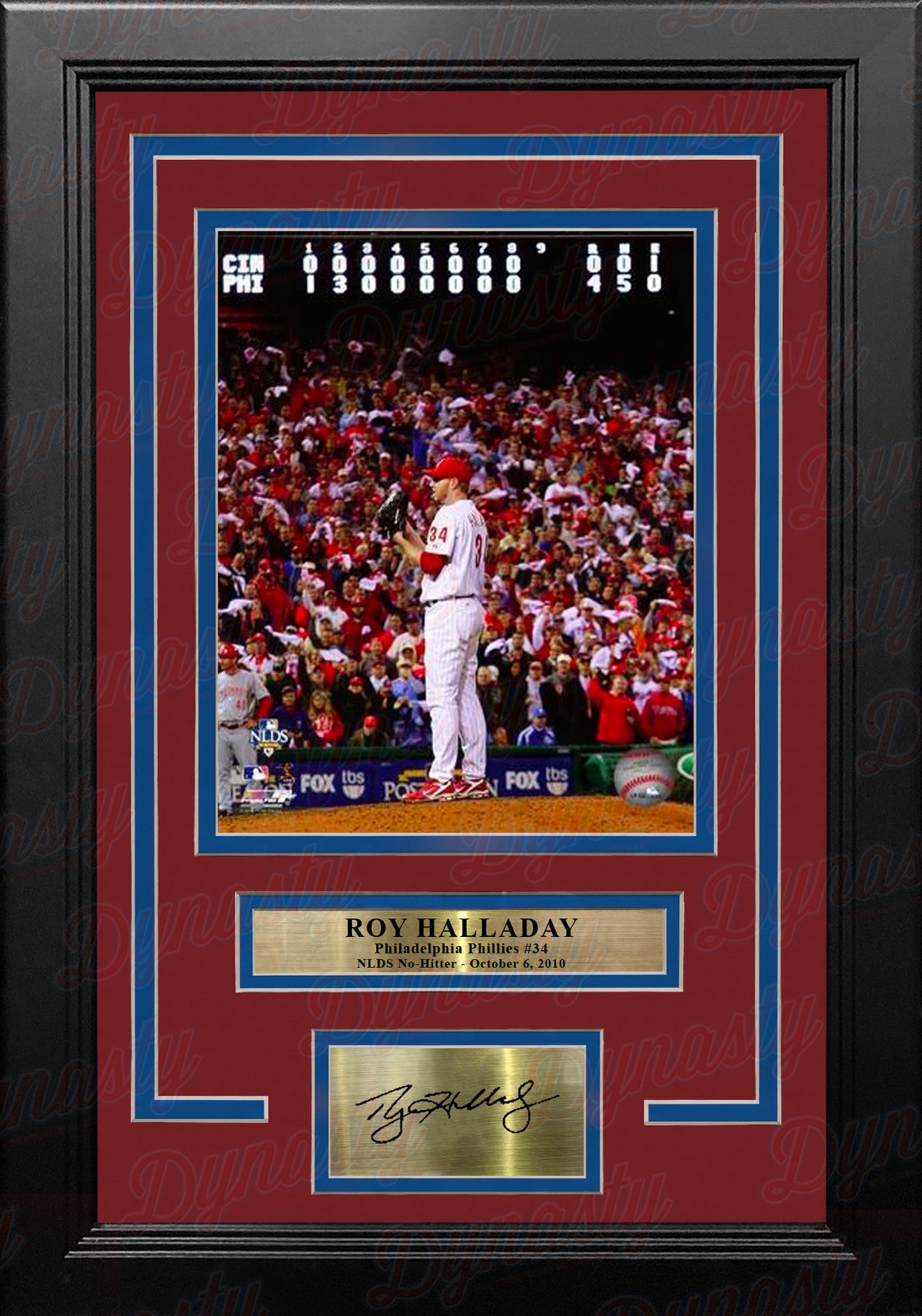 Chase Utley Swinging at the Plate Philadelphia Phillies 8x10 Framed Photo  with Engraved Autograph - Dynasty Sports & Framing