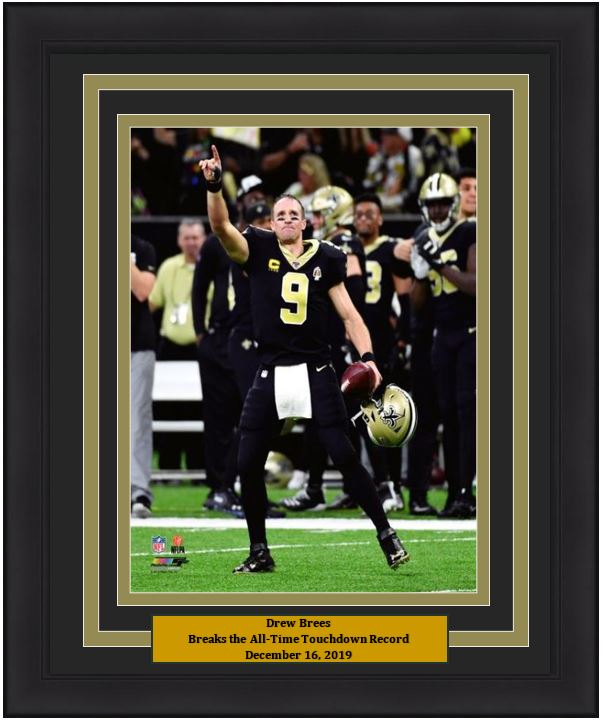 drew brees framed jersey