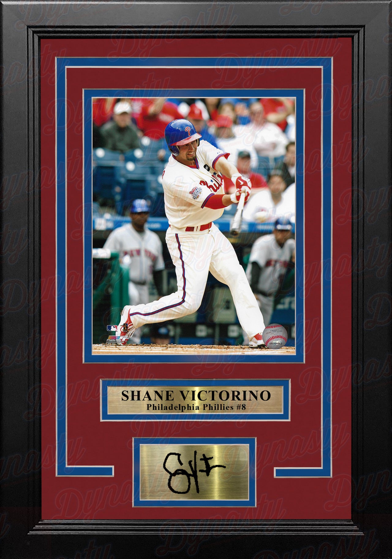 Shane Victorino Signed Framed 16x20 Philadelphia Phillies Photo